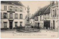 FERTE-ALAIS (LA). - Place et monument Carnot [Editeur L. des G.]. 