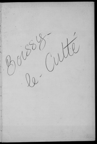 BOISSY-LE-CUTTE. - Matrice des propriétés non bâties : folios 493 à 689 [cadastre rénové en 1939]. 
