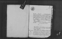CHAUFFOUR-LES-ETRECHY. Naissances, mariages, décès : registre d'état civil (1831-1860). 