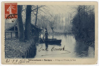 VILLEMOISSON-SUR-ORGE. - L'Orge et l'Yvette, le soir [Editeur Thévenet, 1909, timbre à 10 centimes]. 
