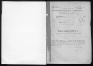 Volume n° 76 : A-Z (registre ouvert vers 1920).