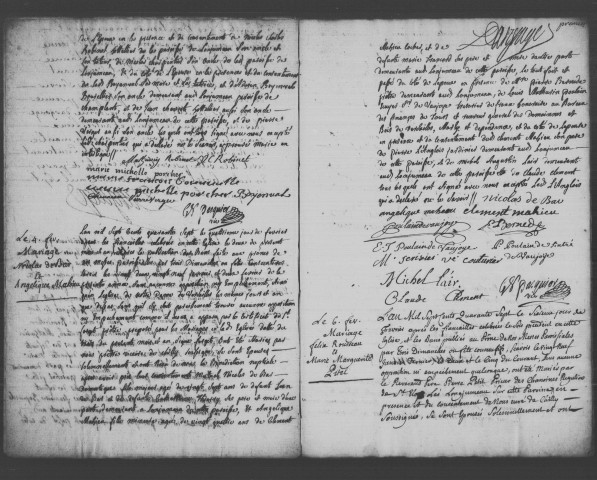 CHILLY-MAZARIN. Paroisse Saint-Etienne : Baptêmes, mariages, sépultures : registre paroissial (1747-1758). 