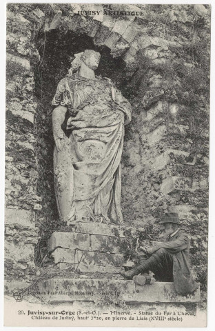 JUVISY-SUR-ORGE. - Minerve. Statue du fer à cheval. Seine-et-Oise Artistique, Paul Allorge. 