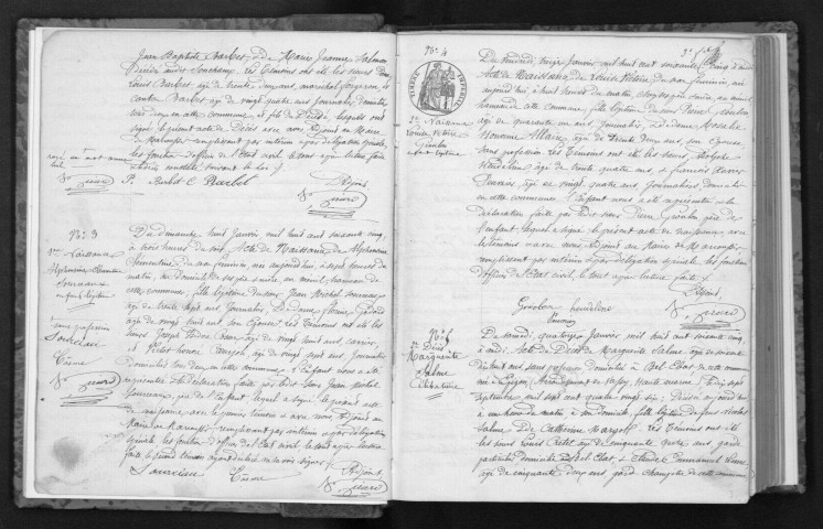 MARCOUSSIS. Naissances, mariages, décès : registre d'état civil (1865-1868). 