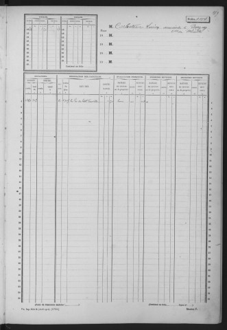 SACLAS. - Matrice des propriétés non bâties : folios 1102 à la fin [cadastre rénové en 1962]. 