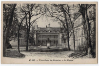 ATHIS-MONS. - Notre-Dame des Retraites. La façade, Lévy et Neurdein, 1925, 4 mots, 20 c, ad. 