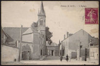 Pussay.- L'église (12 septembre 1932). 