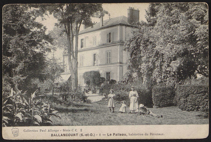 Ballancourt-sur-Essonne.- Le Palleau, habitation du directeur de l'entreprise de papier [1904-1910]. 