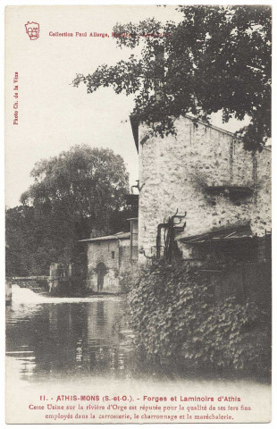 ATHIS-MONS. - Forges et laminoirs d'Athis. Editeur Seine-et-Oise Artistique et Pittoresque. Collection Paul Allorge. 