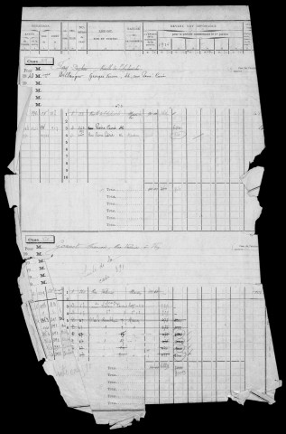 VIRY-CHATILLON. - Matrice des propriétés bâties : cases 1 à 432 [cadastre rénové en 1975]. 