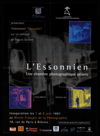 BIEVRES. - Exposition : L'Essonnien. Une chambre photographique géante, Musée français de la photographie, 7 juin-8 juin 1997. 