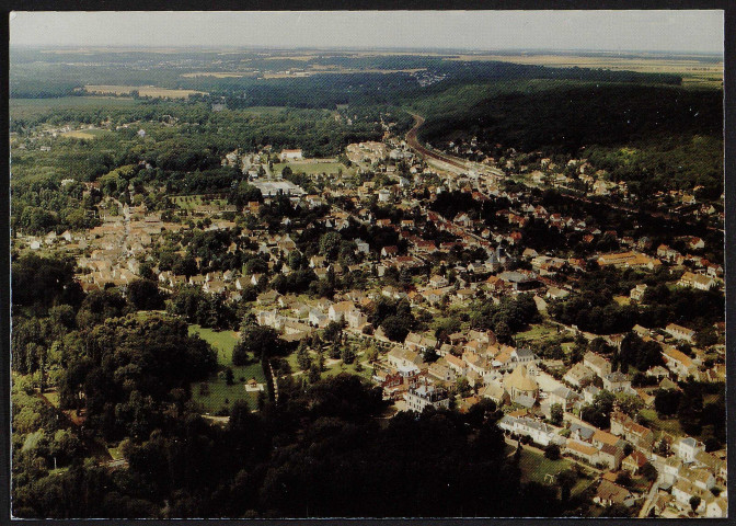 LARDY.- Vue générale (17 mars 1990).