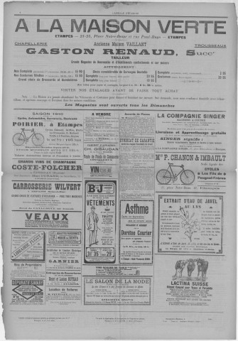 n° 16 bis (21 avril 1910)