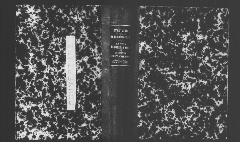 SAINT-CHERON. Paroisse Saint-Chéron : Baptêmes, mariages, sépultures : registre paroissial (1773-1780). 