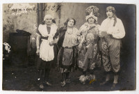 MARCOUSSIS.- Carnaval de Mardi-gras, 1927, N et B. Dim. 8 x 11,5 cm. 