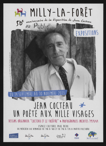 MILLY-LA-FORET. - Jean Cocteau, un poète aux mille visages, du 14 septembre au 10 novembre 2013 à l'Espace culturel Paul Bédu. 