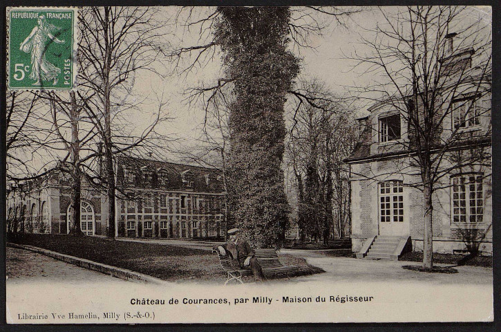 Courances.- Château de Courances : maison du régisseur [1907-.1910] 