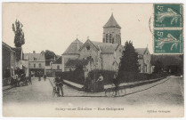 SOISY-SUR-SEINE. - Rue Galignani [Editeur Grimpier, 1914, 2 timbres à 5 centimes]. 