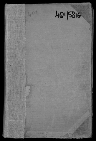 Conservation des hypothèques de CORBEIL. - Répertoire des formalités hypothécaires, volume n° 409 : A-Z (registre ouvert vers 1920). 