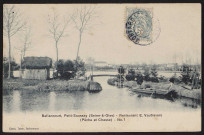 Ballancourt-sur-Essonne.- Petit-Saussay, Restaurant E. Vautravers (Pêche et chasse n° 1) [1904-1907]. 