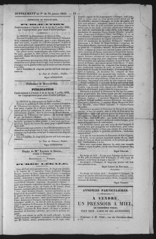 n° 5 (31 janvier 1841)