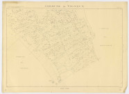 Plan topographique régulier de VIGNEUX dressé et dessiné par M. R. RAGUIN, géomètre et topographe, feuille 6, Ministère de la Reconstruction et de l'Urbanisme, 1945. Ech. 1/2.000. N et B. Dim. 1,10 x 0,80. 