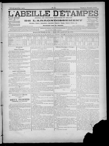 n° 45 (6 novembre 1875)