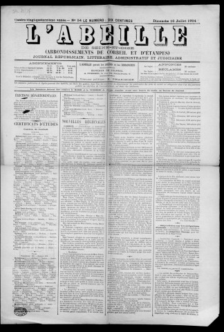 n° 54 (10 juillet 1904)