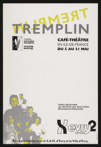 EVRY. - 3ème festival du café-théâtre francophone, 25 mai-28 mai 1989. 