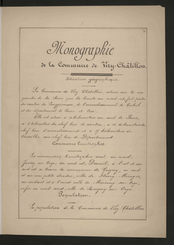 VIRY-CHATILLON. - Monographie communale [1899] : 9 bandes, 42 vues. 