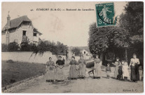 ETRECHY. - Boulevard des Lavandières [Editeur JC, 1910, timbre à 5 centimes]. 