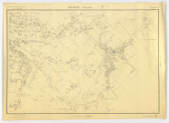 Plan topographique régulier de DRAVEIL (MAINVILLE) dressé et dessiné par L. POUSSIN, géomètre, vérifié par M. MALLARD, ingénieur-géomètre, feuille 4, Ministère de la Reconstruction et de l'Urbanisme, 1945. Ech. 1/2.000. N et B. Dim. 0,73 x 1,01. 