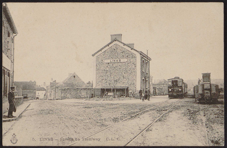 Linas.- Station du tramway [1904-1918]. 