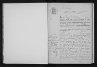 PARAY-VIEILLE-POSTE. Naissances, mariages, décès : registre d'état civil (1883-1896). 