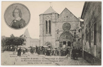 LONGPONT-SUR-ORGE. - Le pélerinage et portrait de Pierre du Cambont de Coislin, évêque d'Orléans, prieur de Longpont. Collection Paul Allorge. 