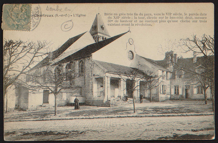 SAULX-LES-CHARTREUX .- L'église [1904-1905]. 