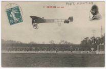 VIRY-CHATILLON. - Port-aviation. Blériot en vol [1909, timbre à 5 centimes]. 