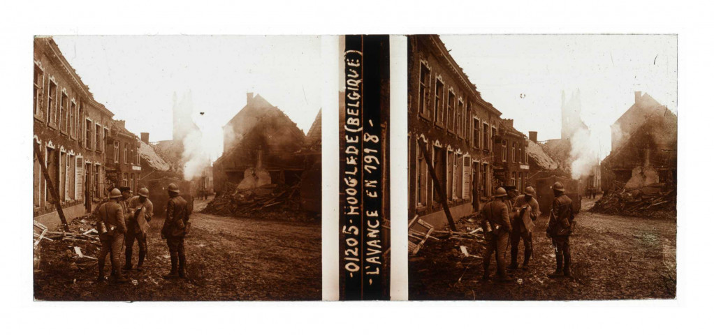 L'avance en 1918 à Hooglede (1205)