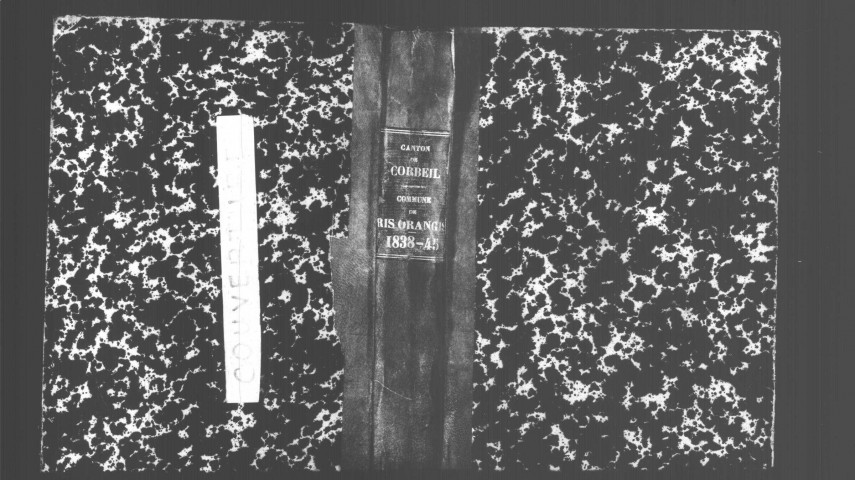 RIS-ORANGIS. Naissances, mariages, décès : registre d'état civil (1838-1845). 