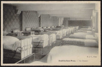 Montlhéry.- Institution Prou : Un dortoir (1904-1905). 