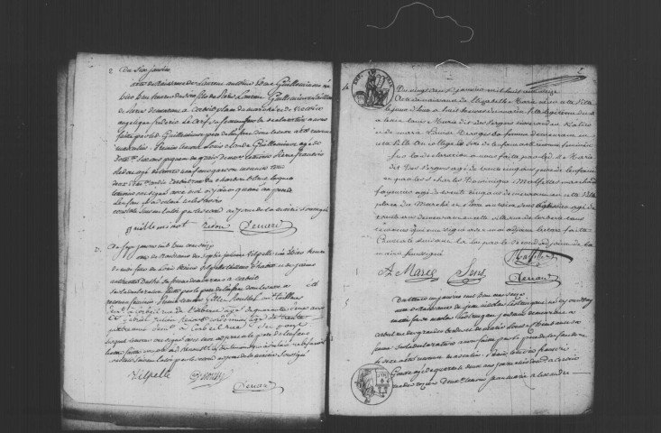 CORBEIL. Naissances : registre d'état civil (1816-1819). 