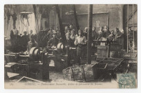 CORBEIL-ESSONNES. - Corbeil - Etablissement Decauville, atelier de fabrication des boulons. 1907, 1 timbre à 5 centimes. 