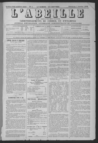 n° 1 (7 janvier 1906)