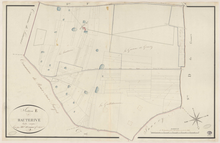 GOMETZ-LA-VILLE. - Section E : Hauterive. 