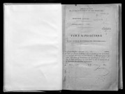 Volume n° 9 : CRUSY-DELJASCQ (registre ouvert en 1841).