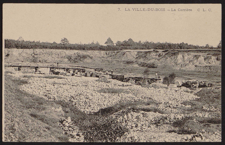 VILLE-DU-BOIS (LA). - La carrière [1904-1920].
