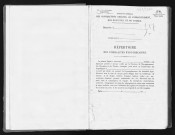 Conservation des hypothèques de CORBEIL. - Répertoire des formalités hypothécaires, volume n° 517 : A-Z (registre ouvert vers 1920). 
