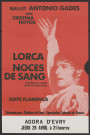EVRY. - Danse : Lorca, noces de sang, par le Ballet Antonio Gades, avec Cristina Hoyos, Agora d'Evry, 28 avril 1983. 