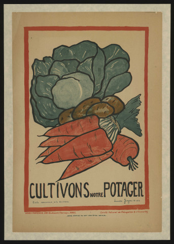 France [Pays]. - Cultivons notre potager... (1920). 