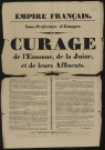 SEINE-ET-OISE (Département).- Arrêté préfectoral portant sur le curage de l'Essonne, de la Juine et de leurs affluents, 26 août 1856. 